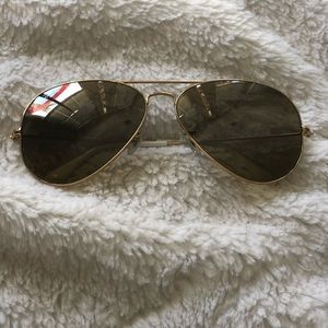 Authentic Ray-Ban Gold Aviators